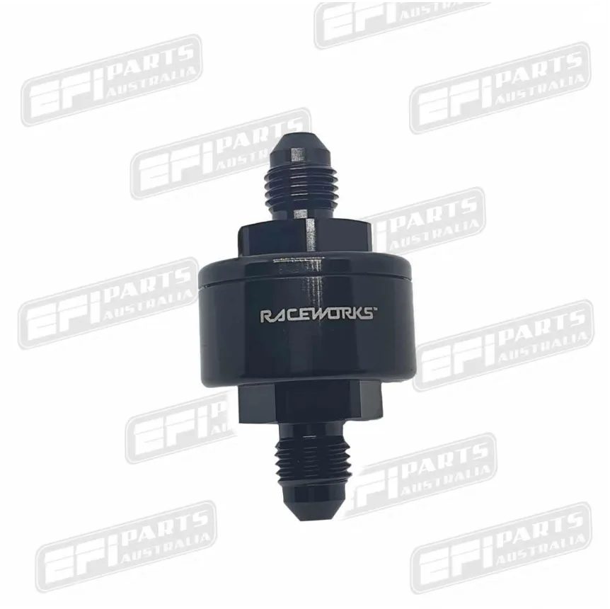 AN-4 BILLET TURBO OIL FEED FILTER 44 MICRON