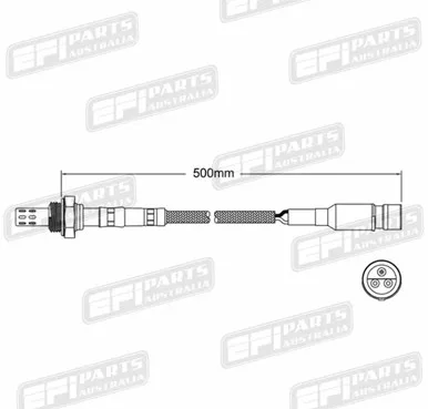 EXHAUST GAS OXYGEN SENSOR BOSCH LSU 4.9 EGO-512