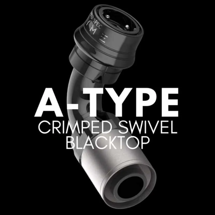 Dyme PRO/SPEC A-Type Crimped Swivel (PS BLACK)