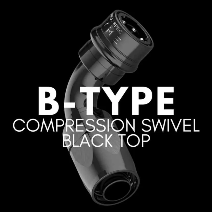 Dyme PRO/SPEC B-Type Reusable Swivel (PS BLACK)